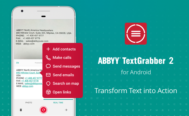 free ABBYY TextGrabber for iphone instal